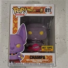 Funko Pop! Vinyl Dragon Ball Super Champa #811 Flocked Hot Topic Exclusive + PP