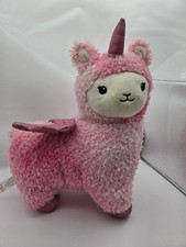 FAO Schwarz Glow Brights Toy Plus Llamacorn Stuffed Animal Pink Works Well...