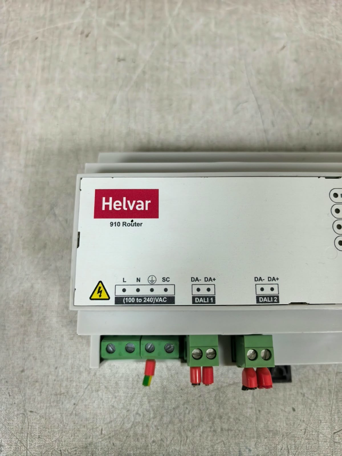 HELVAR 910 REV.45 S/W V5.4.6 HELVAR 910 IMAGINE ROUTER REV.45 S/W V5.4.6 100-240VAC 2