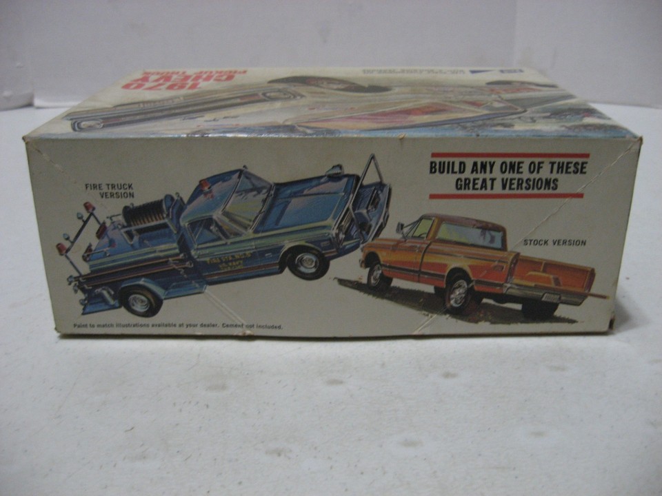 Empty Box Only - MPC 1970 Chevy Pickup Truck Model Kit #870-200 | eBay
