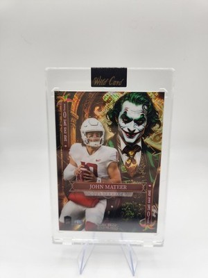2025 Wild Card Jokers Wild John Mateer 1/1 Oklahoma