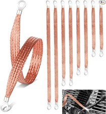 Automotive Grounding Strap Kit, 8pcs 10/13/15/20 inch Vehicle Universal Engine G