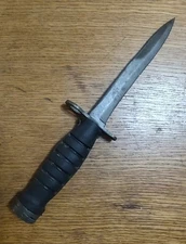 Vintage USM4 Bayonet Rubber Handle -Marked R.O.K.- Korean War Era No Scabbard
