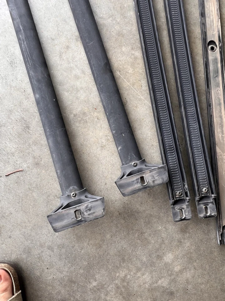 1986-1988 Ford Ranger Bronco II Complete Roof Rack Luggage Bars Factory OEM - Image 3 of 4