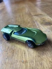 Original Hot Wheels Redline 1969 Turbofire Lime Yellow with White Interior