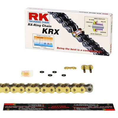 X-Ring Kette Yamaha XSR 700 Anniversary, Bj. 2016 RK KRX extra verstärkt GOLD