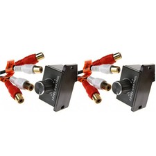  2 Pack Audio Volume Control Knob Car Amplifier Tuner Controller Bass Knobs