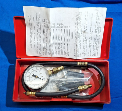 #ad Fuel Injection pressure testing kit with instructions for Honda Ford ect USA $69.00