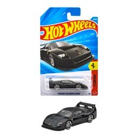Hot Wheels Basic Auto Ferrari F40 Competizione Schwarz Modellauto 1/64 JMX24