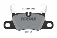 Bremsbelagsatz FÜR Porsche 911 (992) - Textar 2569103