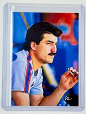 Keith Hernandez Limited Edition Artist Signed New York Mets “Smoking” Card 4/10
