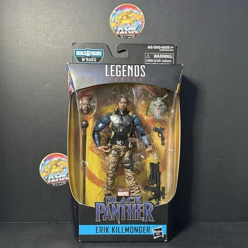NUEVO EN CAJA Hasbro Marvel Legends ERIK KILLMONGER Black Panther Series 2 M’Baku BAF