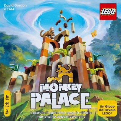 MONKEY PALACE Brettspiel Lego Asmodee IN ITALIENISCH Alter 10+