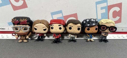 Funko Pocket Pop TV The Office Mini 6 Figures Lot 1.5" Michael Jan Mose Dwight