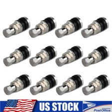 12 Chrome Rod Wheel Tire Valve Stems Bolt In Tr161 For Honda Suzuki Can-am