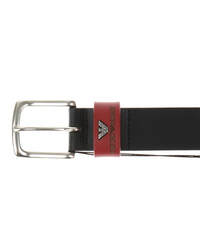 Cinturón Emporio Armani Cuero ITALIA Hombre Negro Y4S198 YDD4G 83365 Talla 110 OFERTA - Imagen 10 de 11