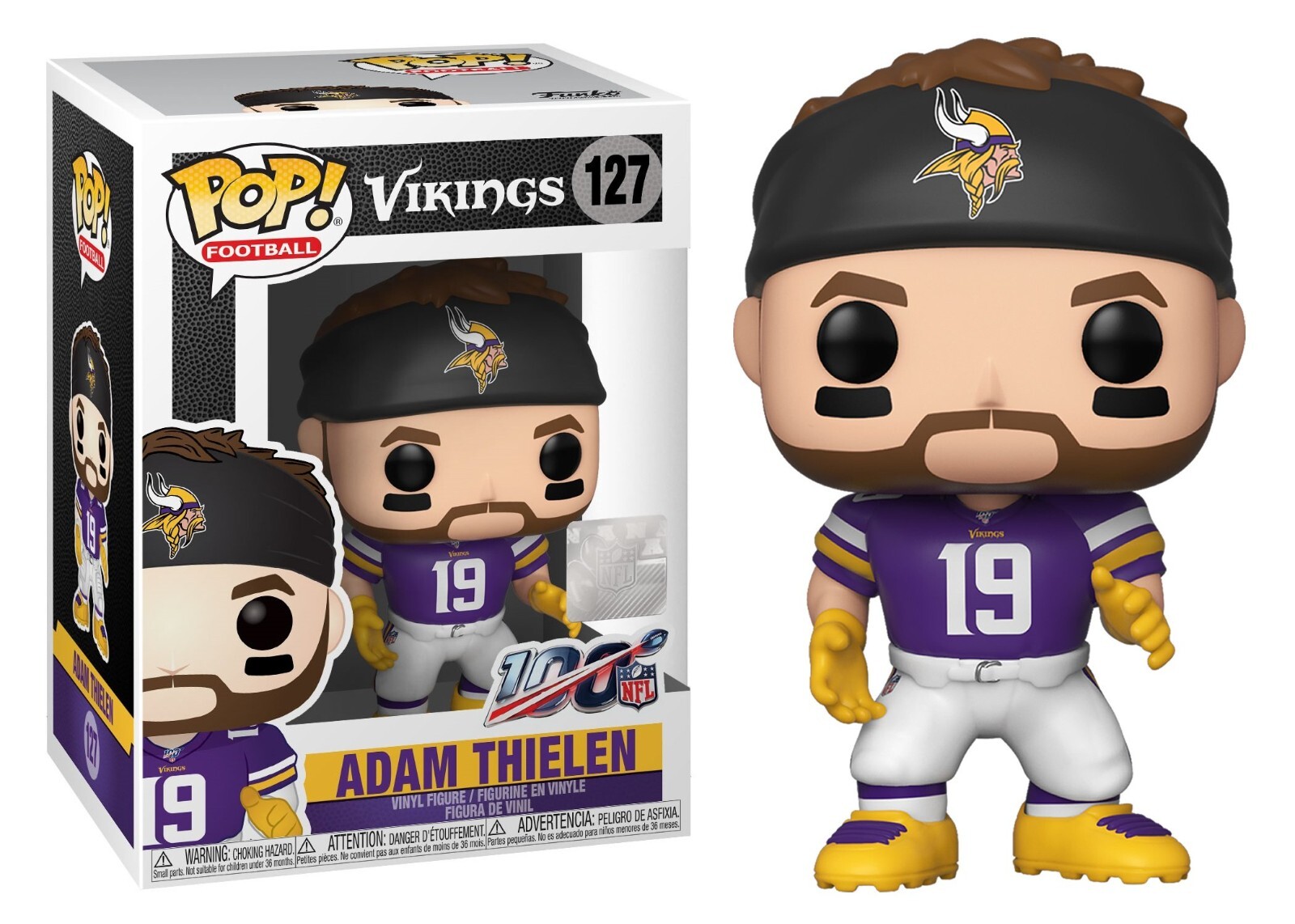 Funko Pop Nfl- Adam Thielen (#127) Football Minnesota Vikings - New In Box
