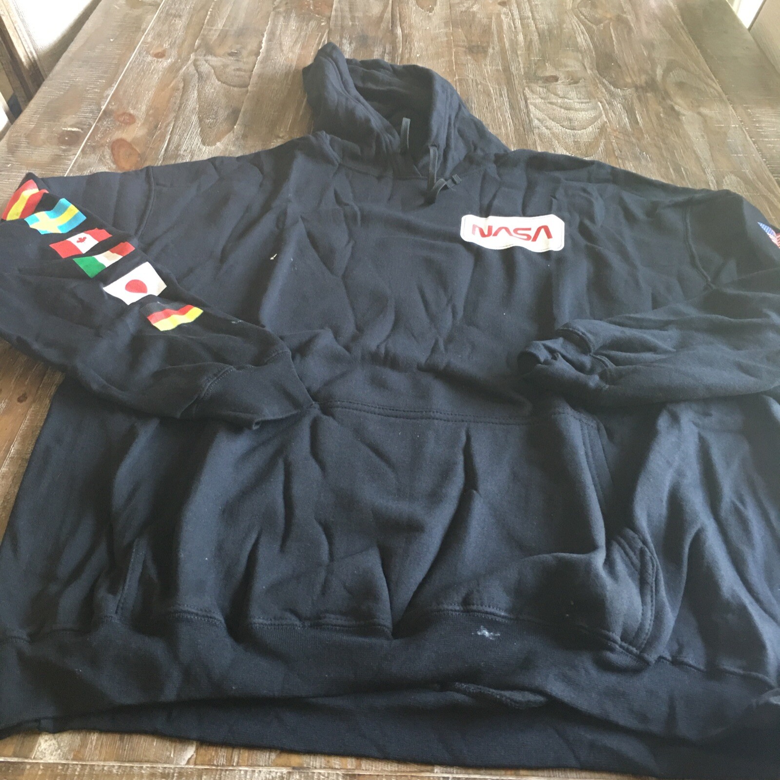 Fashion Nova Men International Space Hoodie Size XXXL in Black | eBay
