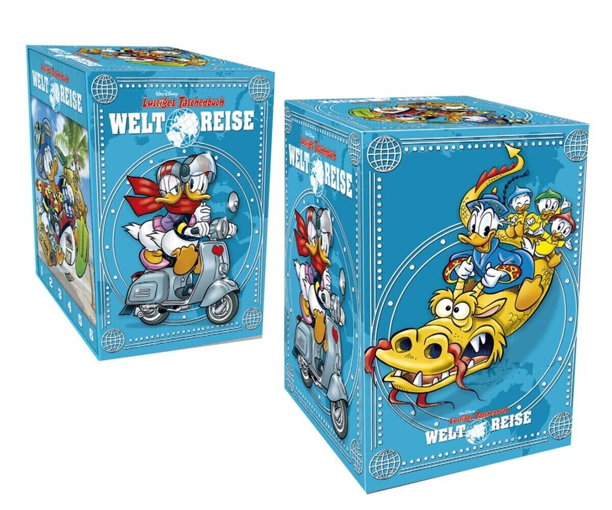 Thumbnail - Walt Disney | Lustiges Taschenbuch Weltreise Box. Bde.1-6 |