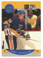 PAUL CAVALLINI  1990-91 PRO SET CARD FLAWLESS CONDITION