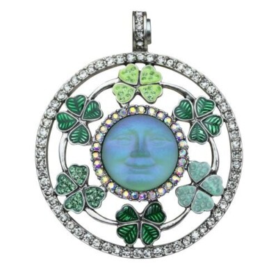 Kirks Folly Fairy Circle Of Clover Seaview Moon Magnetic Enhancer (Silvertone)