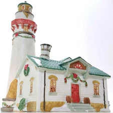 Beauty Restored Lemax 1992 Land's End Lighthouse Dickensvale Collectibles #25043