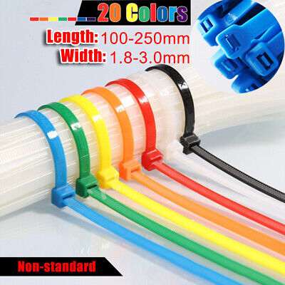 Zip Tie 200 Pack Multi Purpose Plastic Cable Ties Heavy Duty 7.2mm x 300mm UK