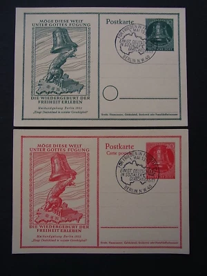 Berlin Sonderpostkarten P 28 und P 29 Sonder-/Gefälligkeitsstempel - b10811 - Bild 1 von 2