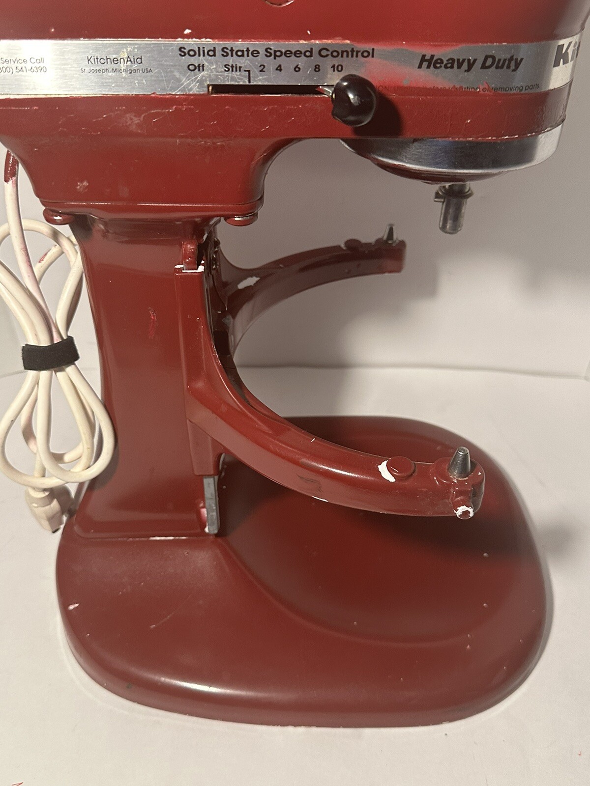 KitchenAid (Model K5SS) Heavy Duty Mixer 10Speed Red [TESTED