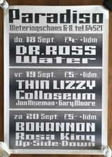 Thin Lizzy Poster 1975 Paradiso Made in the Netherlands 600 x 430mm