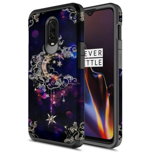 For OnePlus 6T / One + 6T Hybrid Graphic Fashion Cute Colorful Silicone Case - Picture 6 of 6