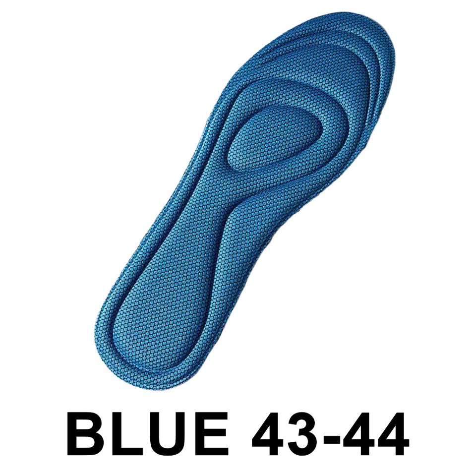 Shoe Insoles Breathable Arch Support Insoles for Working Walking (Blue