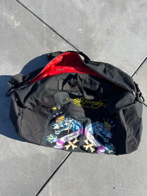 Ed Hardy by Christian Audigier Duffel Bag Carrying Travel Carry On