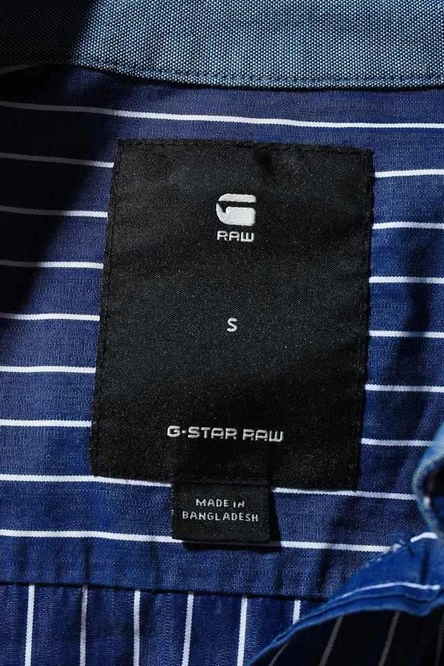 G-Star Striped Classic Long Sleeve Shirt Size S - Image 3 of 4