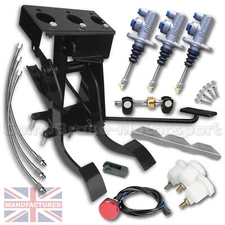 FITS Ford Cortina Mk1/2 + Lotus Complete pedal box (HYDRAULIC) - AP Kit B