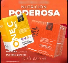1 Caja ONE C MIX + 1 Caja OMNI PLUS OMNILIFE Nutrición Poderosa.
