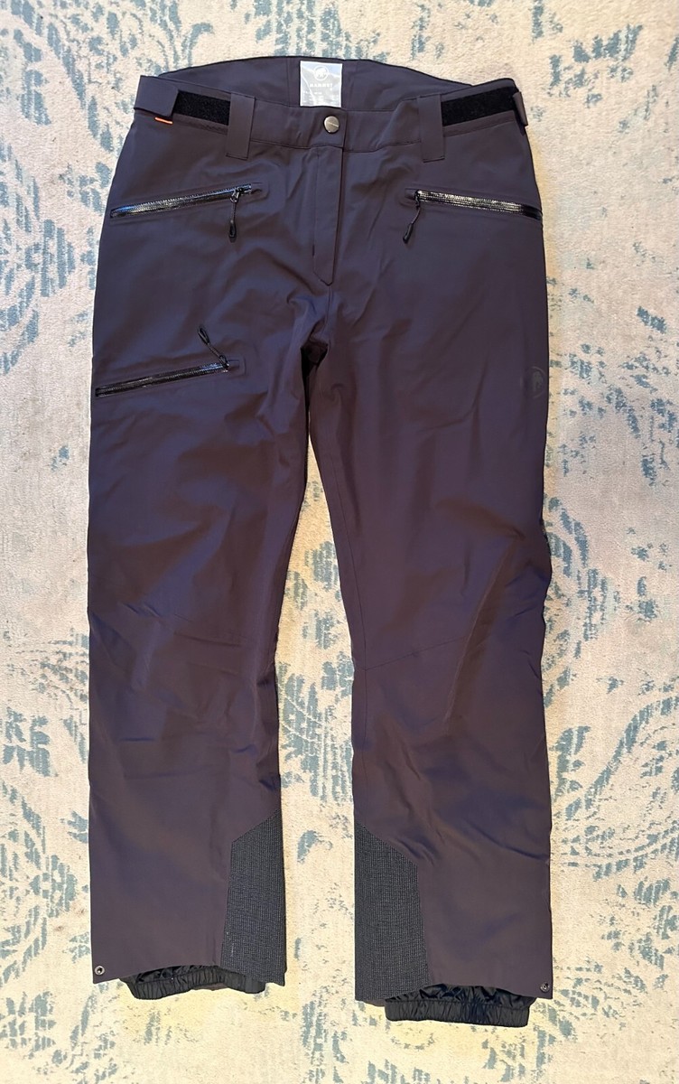 Mammut Womens Snow Ski Pants Stoney HS Hardshell Thermo Size Large