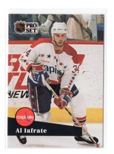 Hockey Card - 1992 Al Iafrate 250 - Washington Capitals NHL Pro Set 1991-92