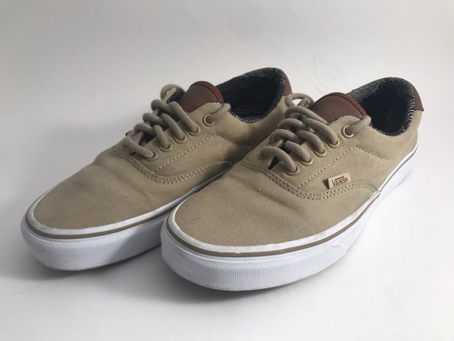 vans khaki colored mens size 8 womens 