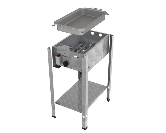 Gastro grill 2 flammig