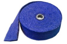 Hitzeschutzband Auspuff Band Kr&uuml;mmerband Blau Weite 50mm St&auml;rke 2mm Lange 5m