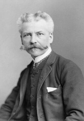 Famous German Artist & Painter Albert Von Keller c1900 2 Old Photo