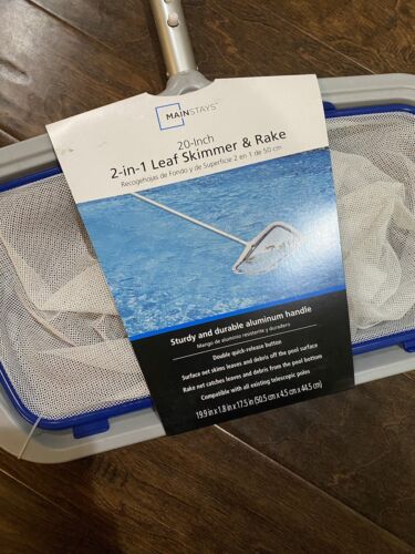 2 in 1 leaf skimmer & Rake for water pool pond BNWT - Picture 1 of 4