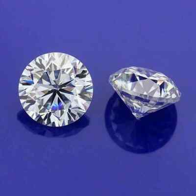 #ad #ad 1 CT Natural 5 mm 2 Pcs White Diamond Round Cut VVS1 D Grade IDGL Certified 2 $20.00