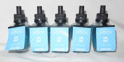 Bath & Body Works Wallflower Fragrance Refill Bulb Lot Set of 5 SPA DAY