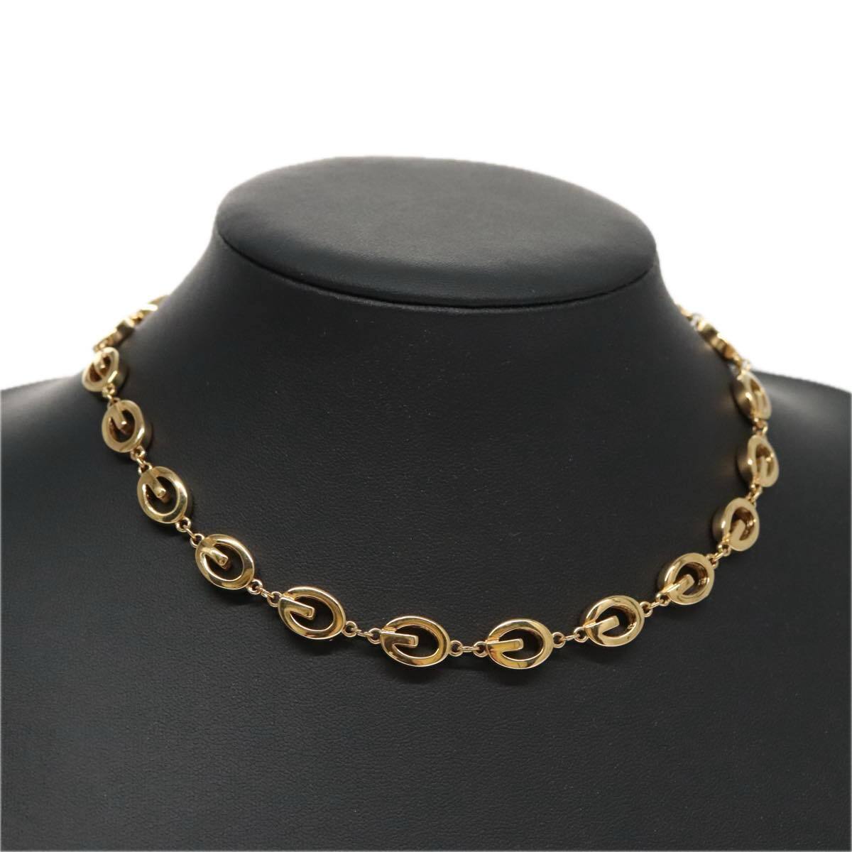 Gianni Versace Necklace metal Gold Auth FF4485 | eBay