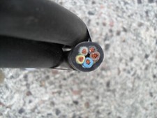 1.6 metres 5 core 2.5mm2 cable wire. Brown black grey blue g/y Flex H07RN-F 16.15 per metre
