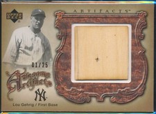 2006 Upper Deck Artifacts Lou Gehrig JUMBO Bat #1/25 GAME USED Relic NY YANKEES