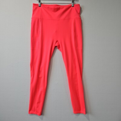 Fabletics Size XXL Size 14-16 Short Legging High Waisted Motion365 Coral Pink
