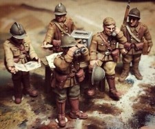 28mm WW2 Early War French - Headquarters Detachment - Bolt Action